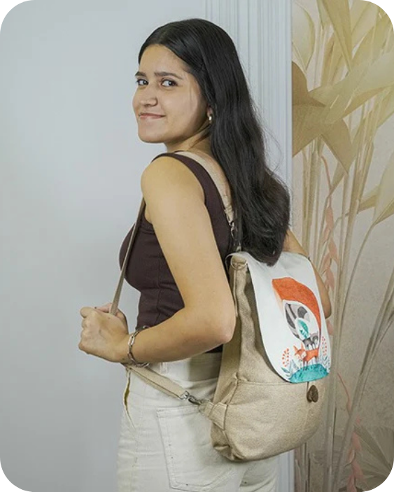 Foxtail Treasures Backpack Bag