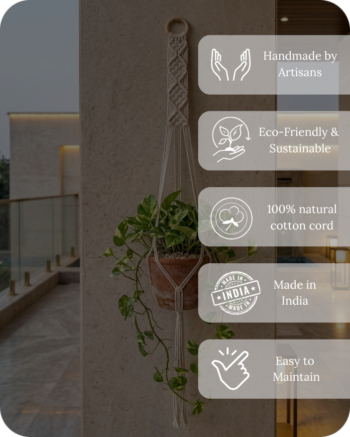 Fern-Macramé Plant Holder