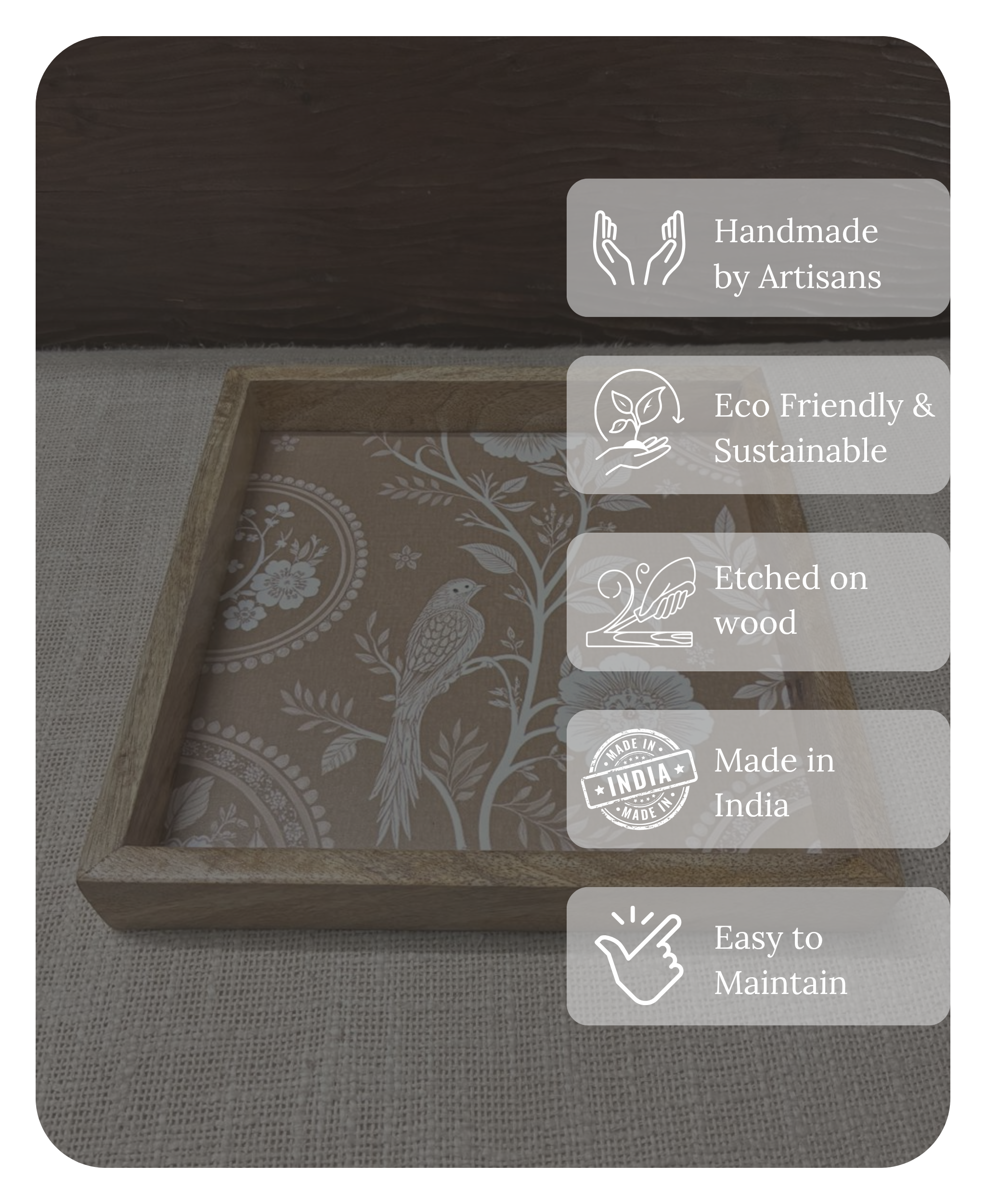 Phool - Wari tray (Set of 2)