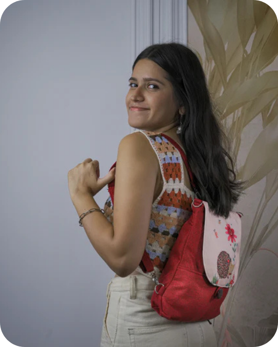 Porcupine Print Backpack Bag