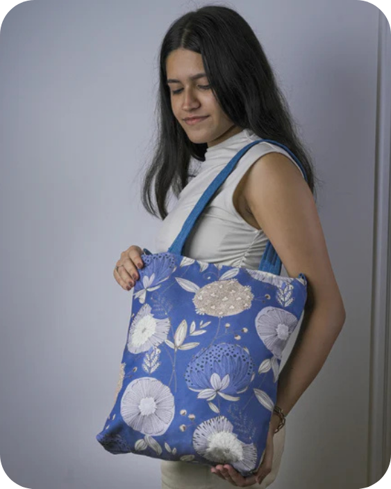 Wildflower Whimsical Tote Bag