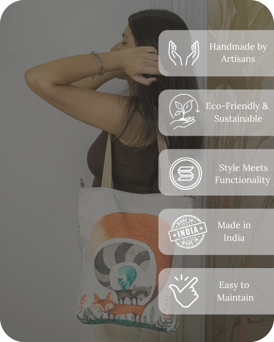 Vintage Fox Tote Bag