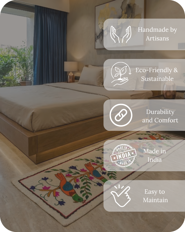 Chirping Symphony- Bedside Runner