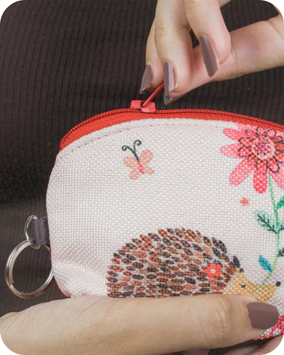 Spiky Porcupine Mini Pouch