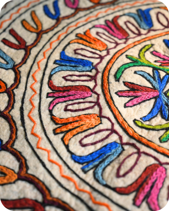 Circle of Aura- Round Rug