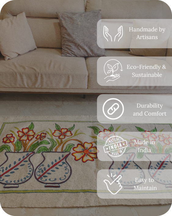 Living Room Rug - Chitr Roop