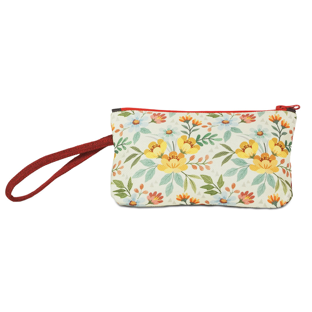 Petal Print Pouch
