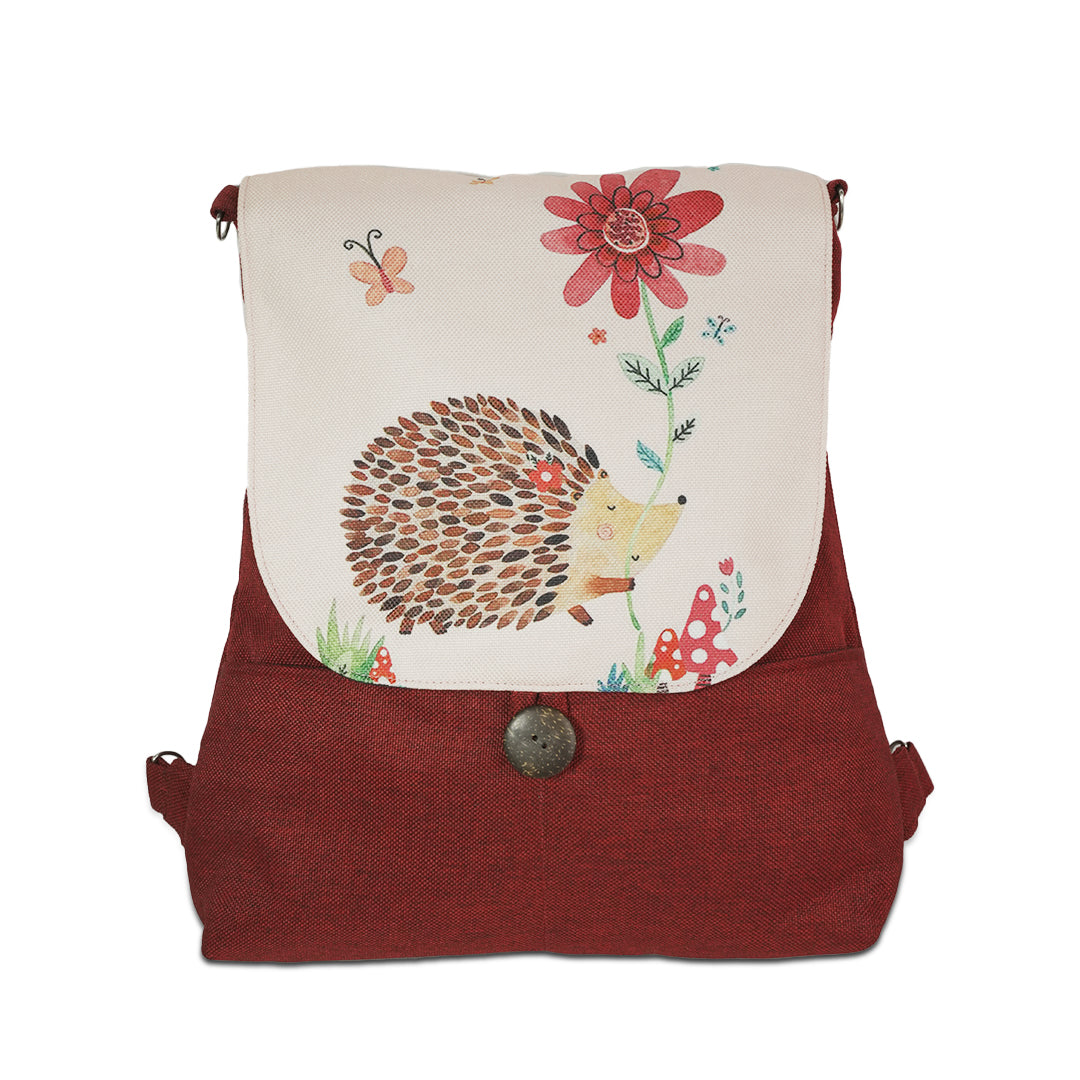 Prickly Porcupine Backpack Bag