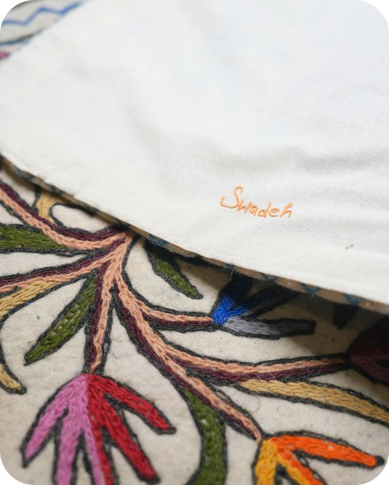 Painted Dahlia- Bedside Runner