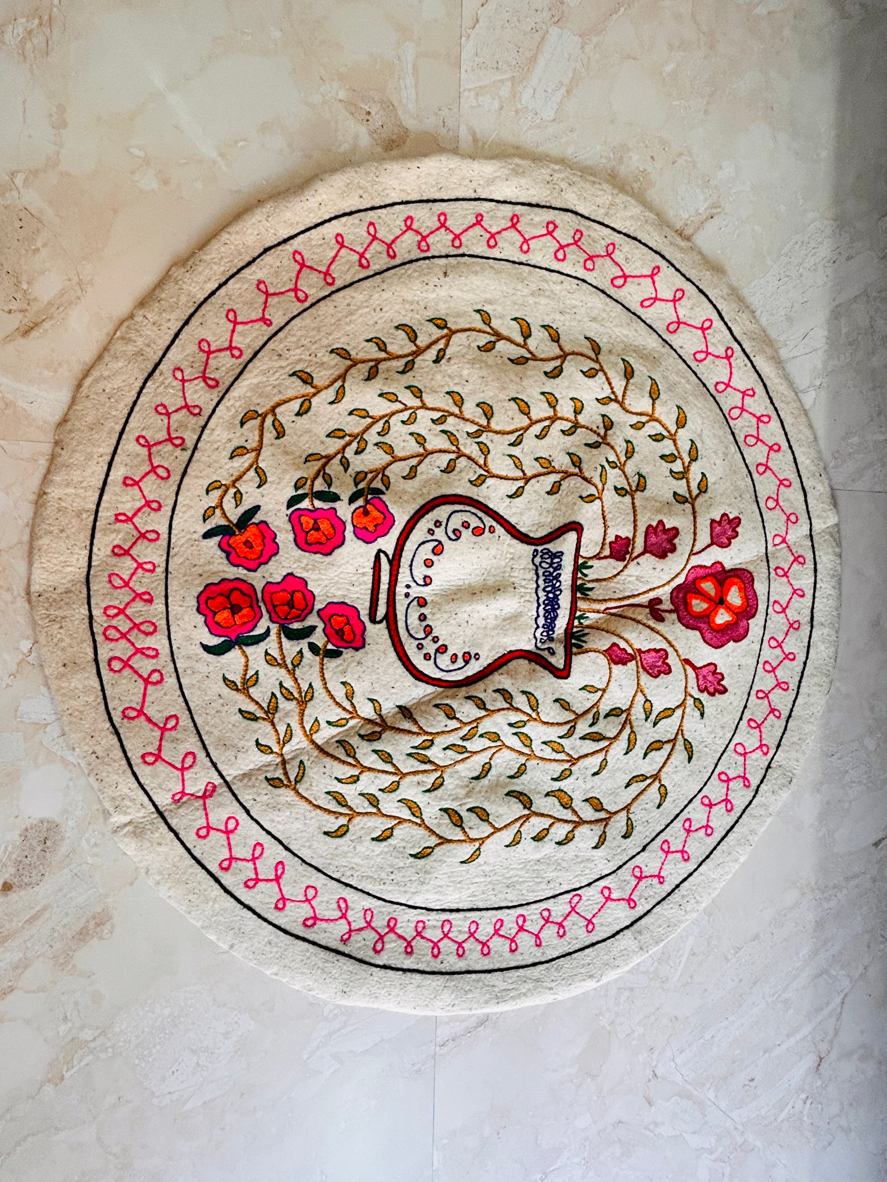 Round Rug - Dhoop Chaaon
