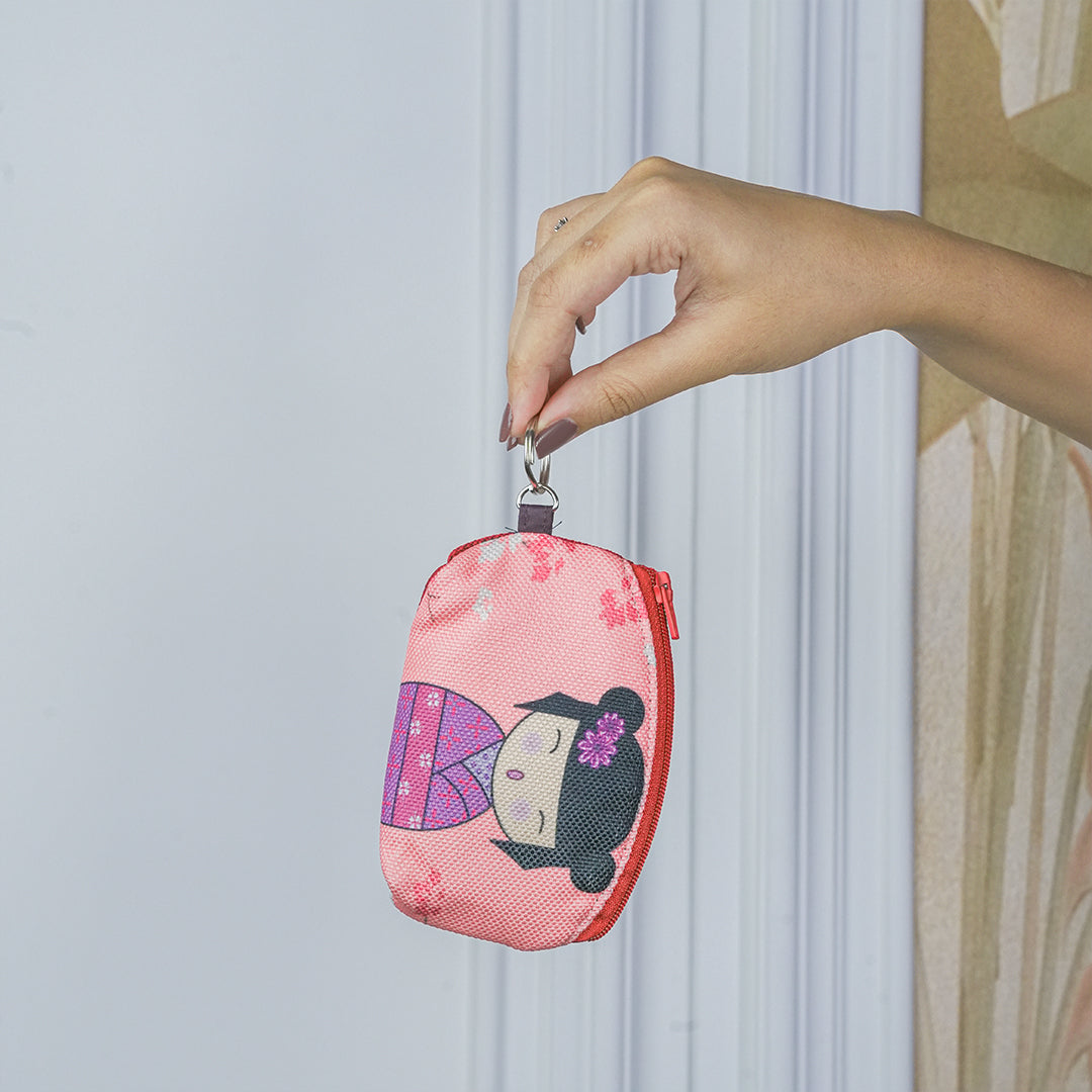 Cherry Blossom Kawaii Mini Pouch