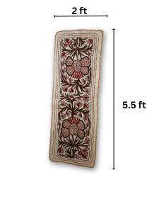 Crimson Nest- Bedside Runner