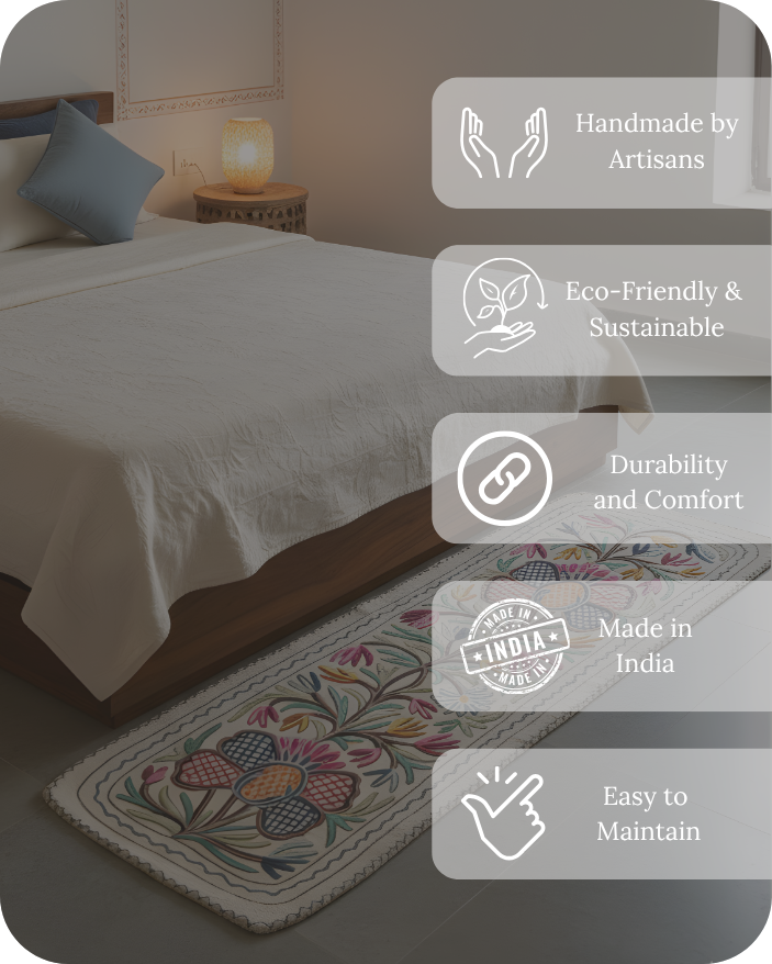 Bedside Runner - Crafted Cloud