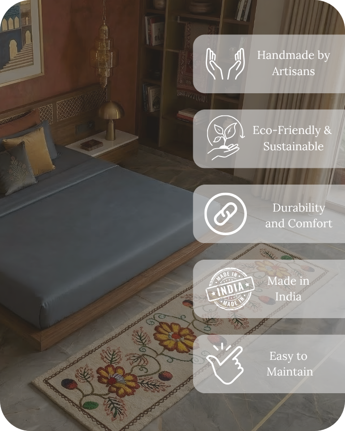 Golden Veil- Bedside Runner