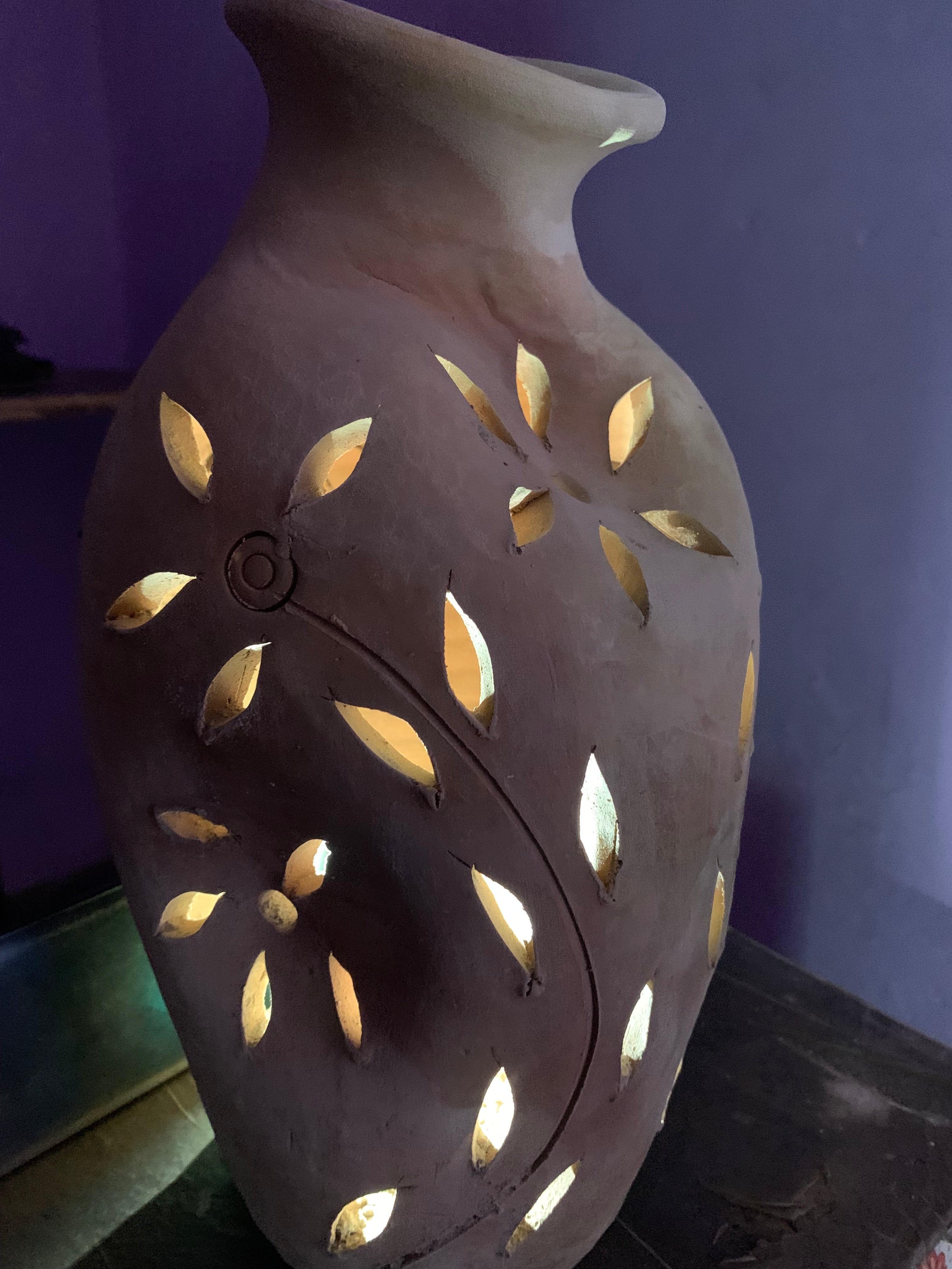 Contemprary Vase - Cut Work