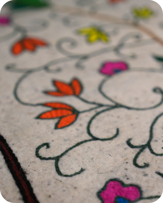 Floral Whim- Bedside Runner