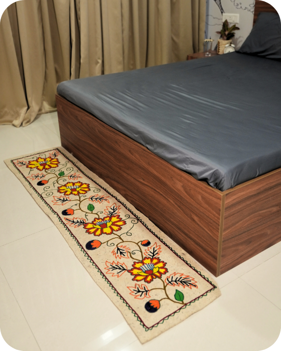 Golden Veil- Bedside Runner