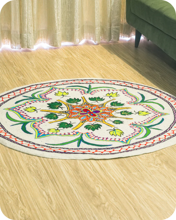 Round Rug -Floral Heritage