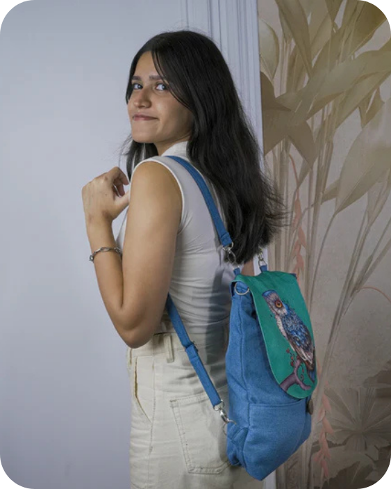 Moonlight Owl  Backpack Bag