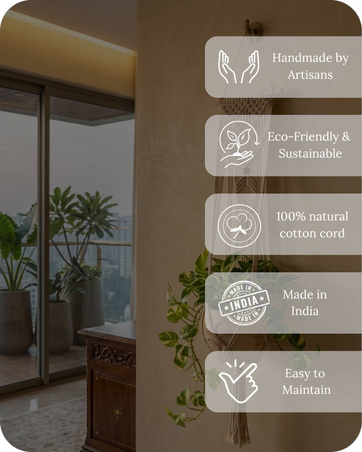 Flora-Macramé Plant Holder