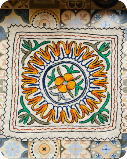 Square Rug - Meadow Flowers