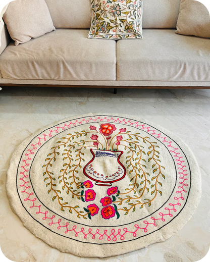 Round Rug - Dhoop Chaaon