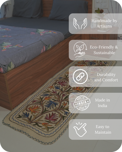 Flame Among Petals- Bedside Runner