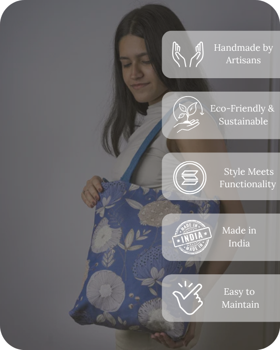 Wildflower Whimsical Tote Bag