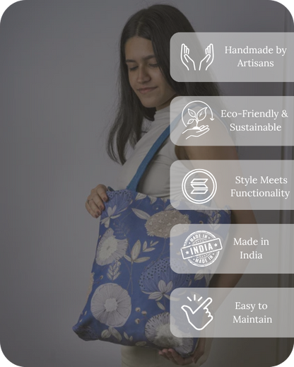 Wildflower Whimsical Tote Bag