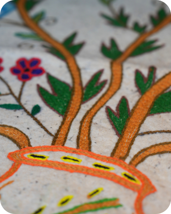 Tangled Bloom- Living Room Rug