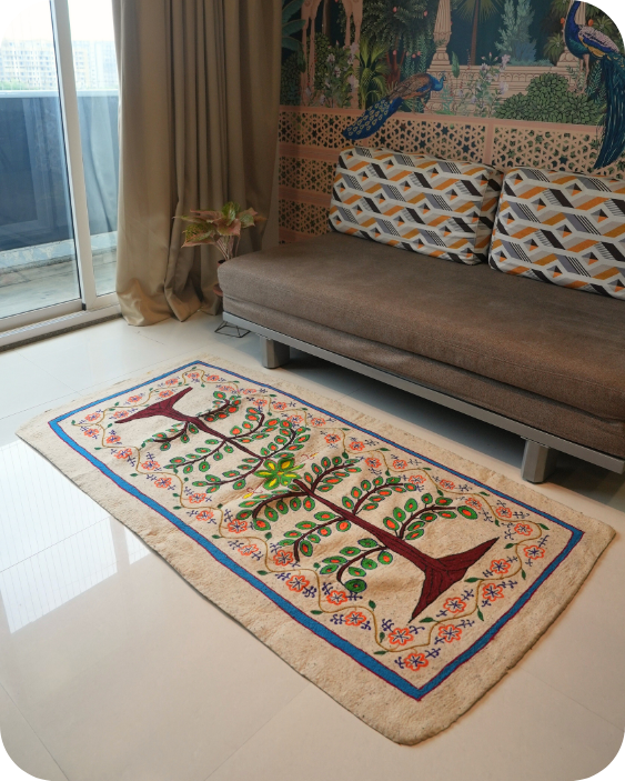 Whispering Trees- Living Room Rug