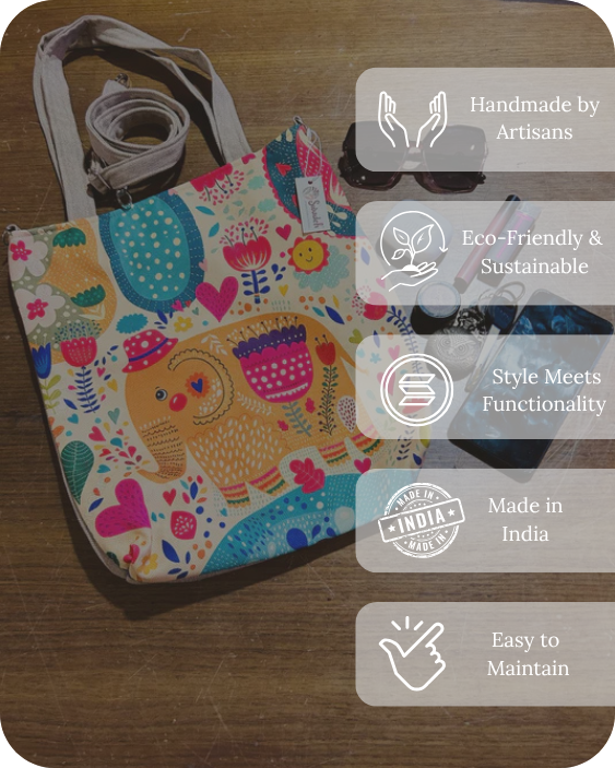 Ivory Impression  Tote Bag