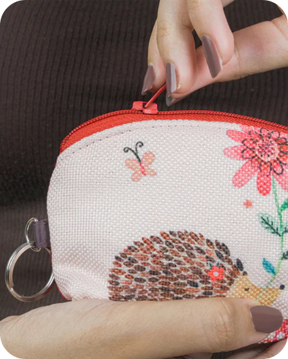 Spiky Porcupine  Mini Pouch