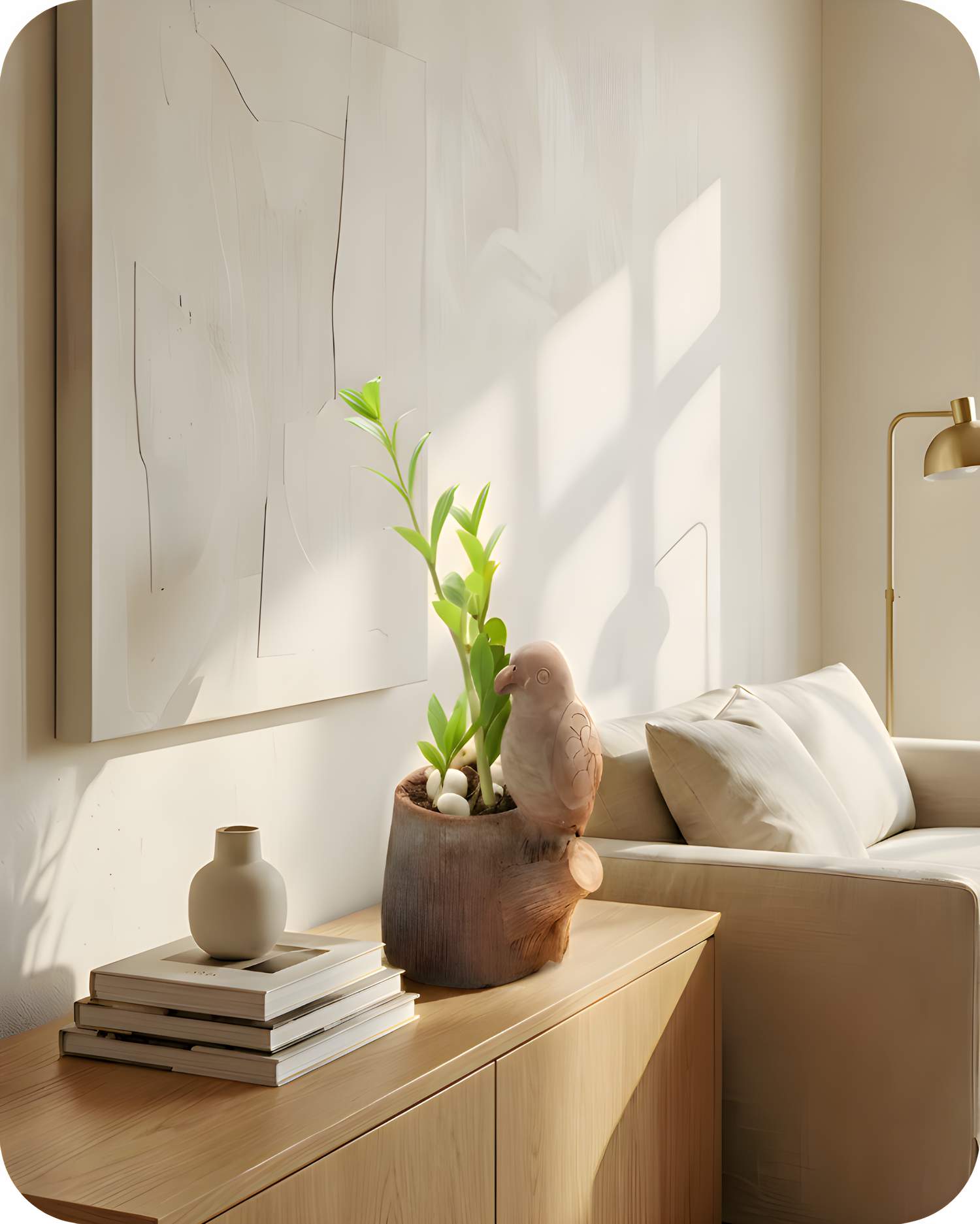 Vibrant Winged Parrot