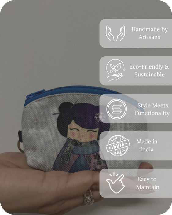 Snow Kawaii Mini Pouch