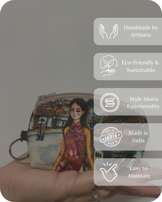 Crafters Nomad  Kawaii  Mini Pouch