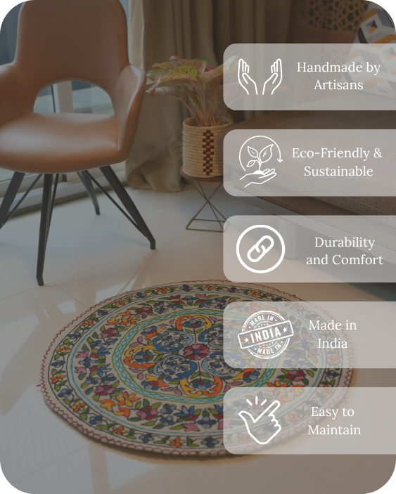 Raj Bagh - Round Rug