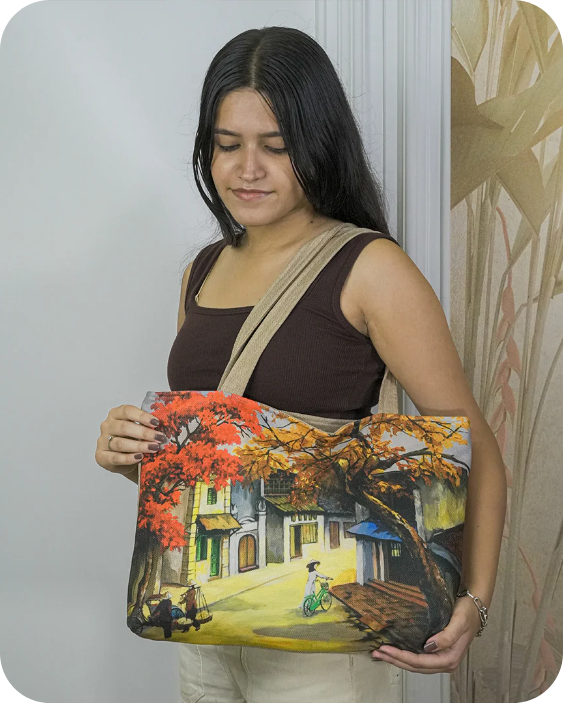 Crafters Scenic Tote Bag
