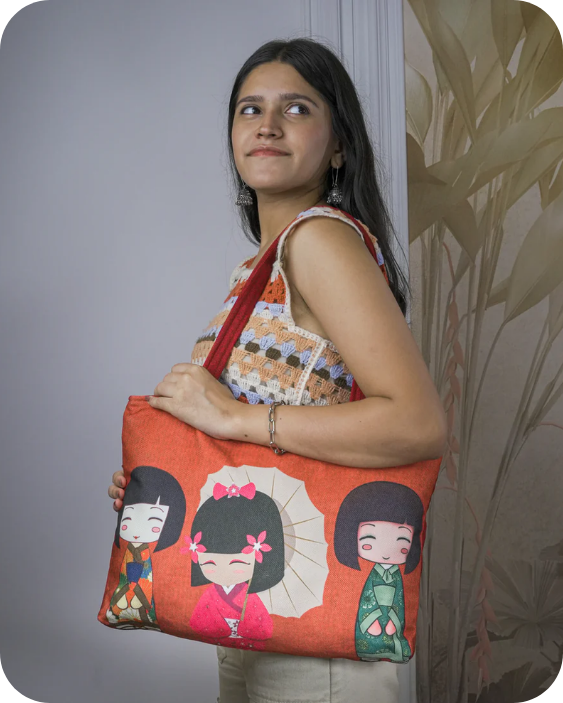 Kawaii Tribe Tote Bag
