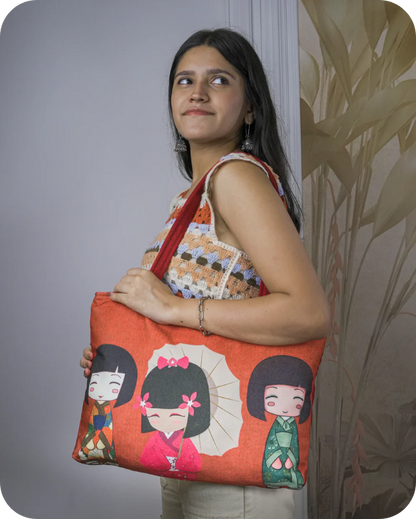 Kawaii Tribe Tote Bag