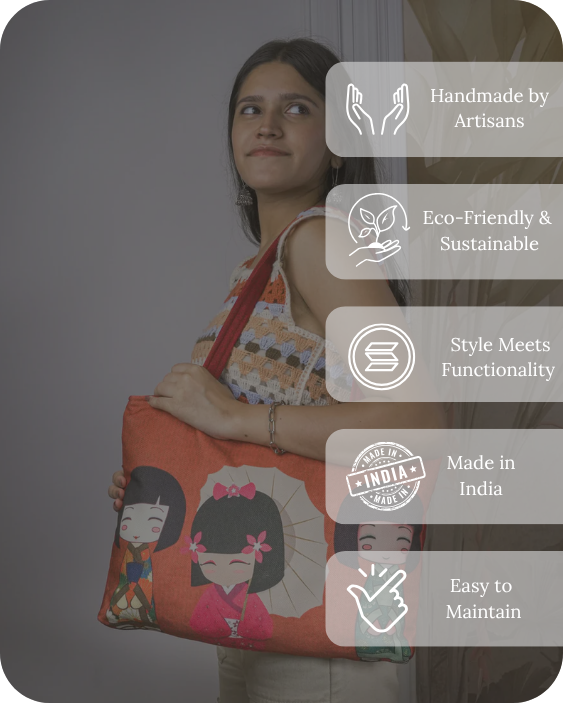 Kawaii Tribe Tote Bag