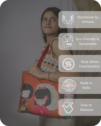 Kawaii Tribe Tote Bag