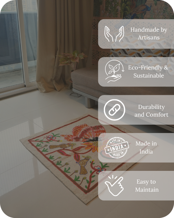 Winged Companions -Living Room Rug