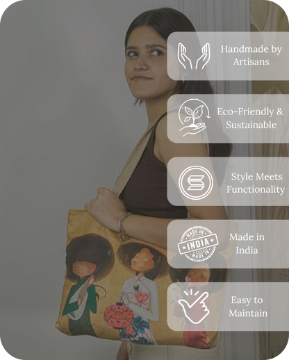 Earthy Kawaii Tote Bag