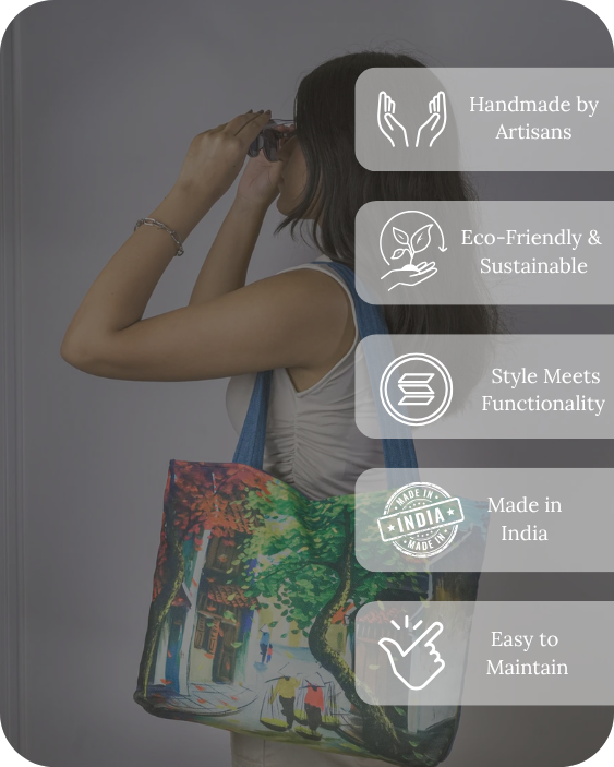 Green Scenic Tote Bag