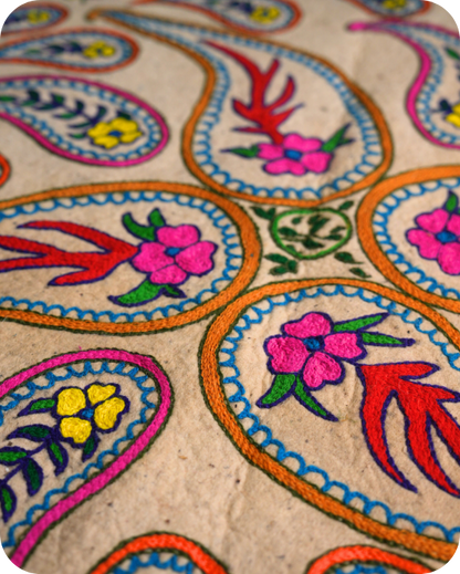 Floral Flow-Round Rug