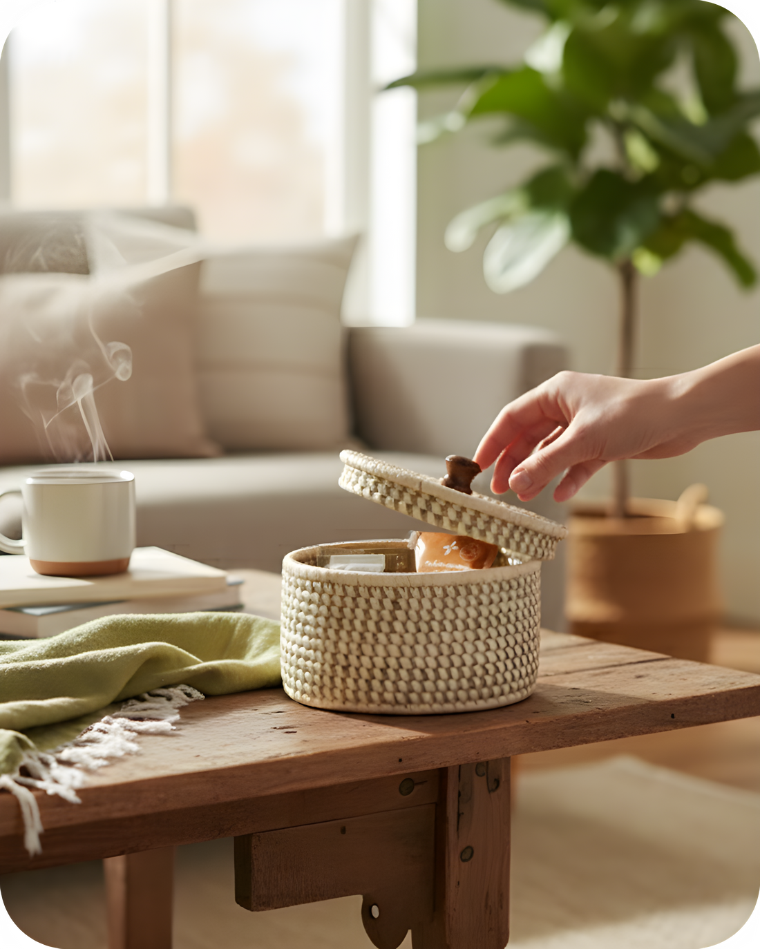 Rustic Charm Storage Box