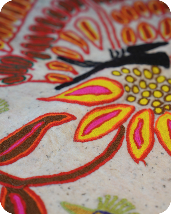 Winged Companions -Living Room Rug