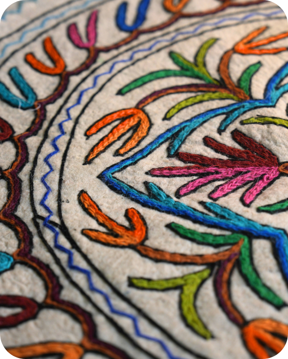 Bloom Wheel- Round Rug