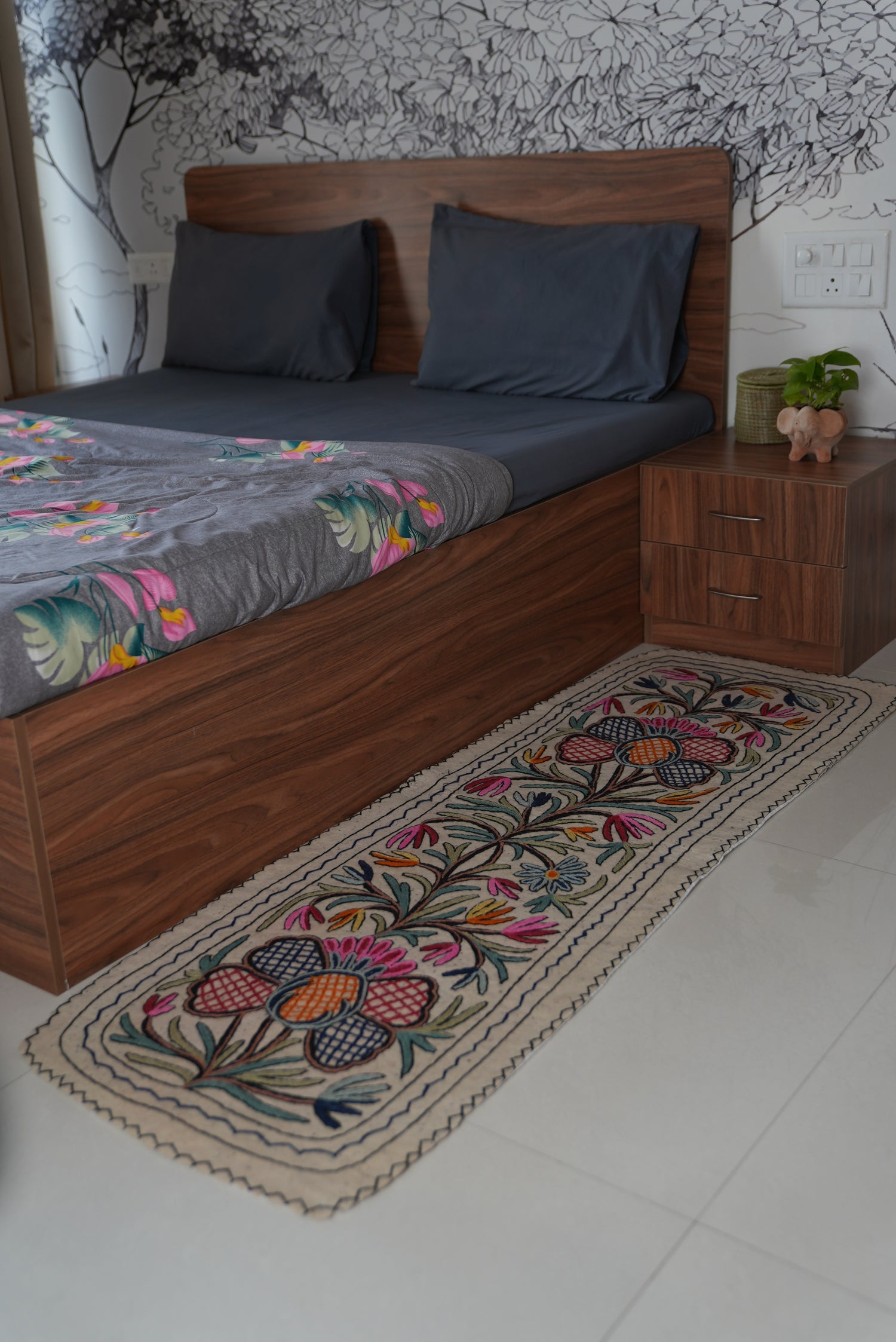 Bedside Runner - Crafted Cloud